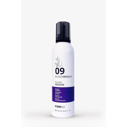 PURING 09 BLONDERESOLVE SILVER MOUSSE 250 ML